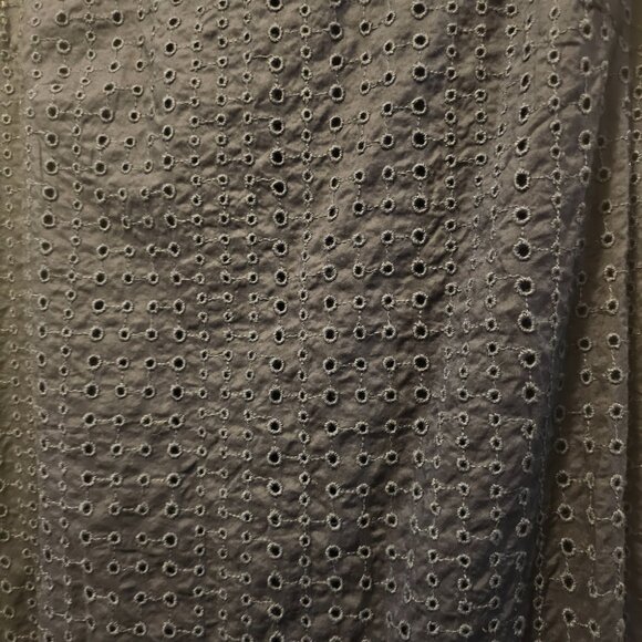 Navy Blue Banana Republic eyelet dress - Picture 4 of 4